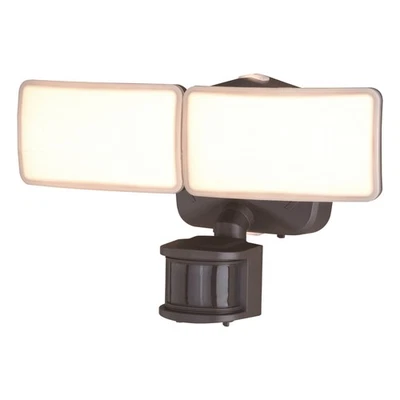 Vaxcel Lighting T0674 Merill Double Light 11-1/2"W LED Outdoor - Bronze - Image 1 of 4