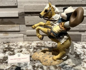 RARO Mary’s Moo Moos Hats Off To Moo, Partner 10th Anniversary 2003 Figura Etiqueta - Imagen 1 de 6