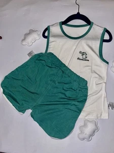 Baby Boys Girls Sleeveless Tops Pants Set Toddler Outfit Clothes - Picture 1 of 3