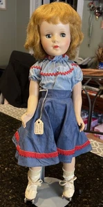 18 Zoll Vintage American Character Sweet Sue Puppe auf Rollschuhen - Bild 1 von 16