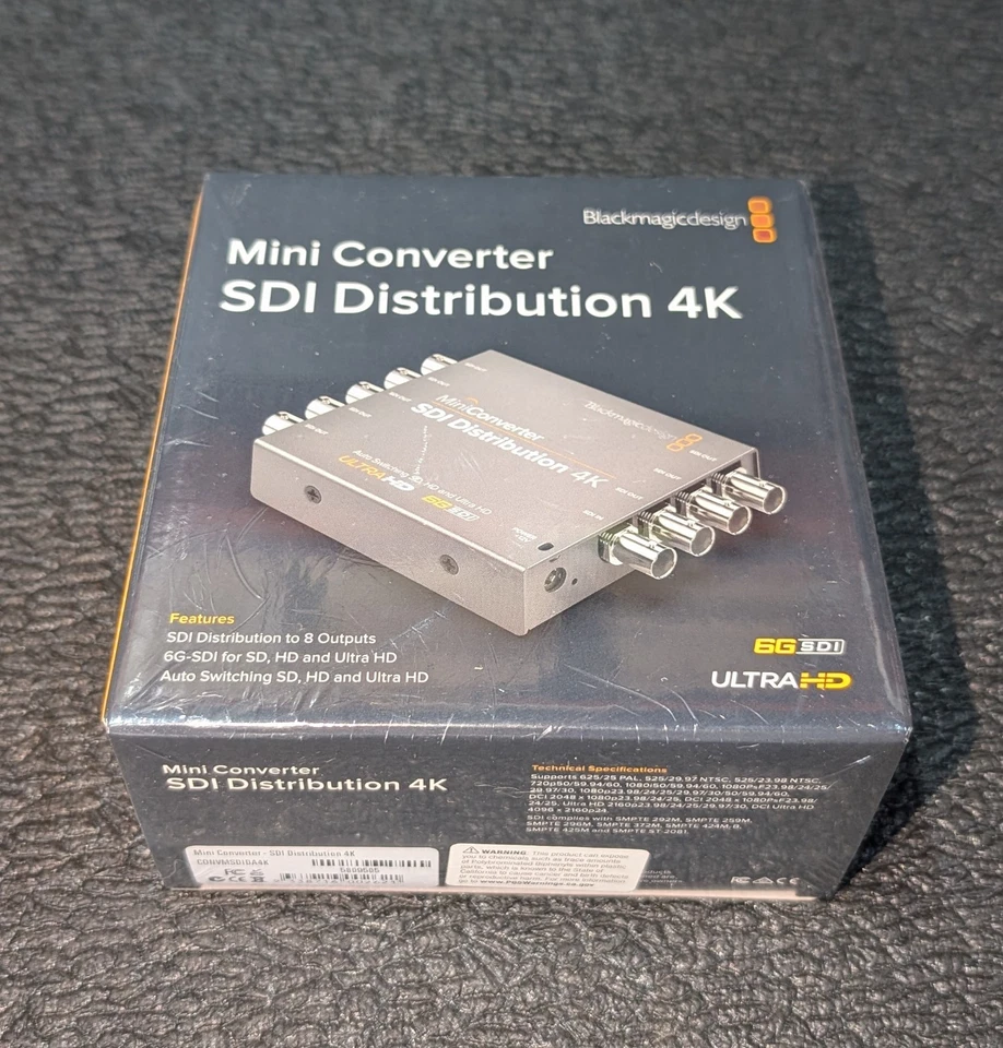 Blackmagic Design SDI Distribution 4K CONVMSDIDA4K Mini Converter - Image 1 of 1