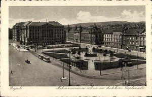 Ak Zagreb Kroatien, Mihanoviceva ulica sa hotelom Esplanade - 4811274 - Picture 1 of 2