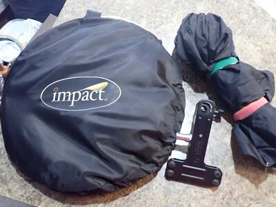 Westcott White Umbrella Removable Black Cover & Impact Reflector Monfrotto Clip - Image 1 of 4