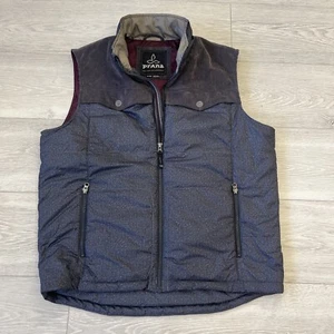 PRANA Mens Sleeveless Zip Up Polyester Puffer Vest—Size XL— - Picture 1 of 8