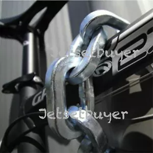 Pewag Chain 8 ft Square Link 1/2" 12 mm Security Chain and Sleeve Motorbike - Picture 1 of 8