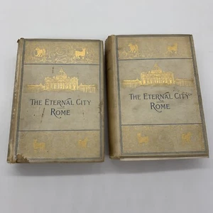 THE ETERNAL CITY ROME by Clara Erskine Clement Italy History ART 1896 Vol I &II - Picture 1 of 21