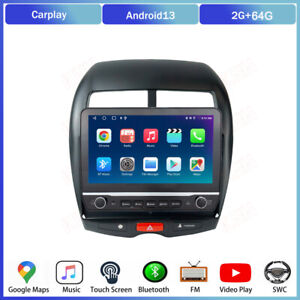 2+64G Android 13 Car Stereo GPS DSP WiFi Radio 10'' For Mitsubishi ASX 2010-2016