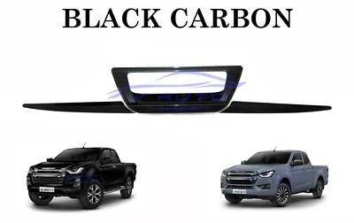 Cubierta de cuenco de manija de puerta trasera de carbono para camioneta Isuzu Dmax D-max nueva 2020-2023 Foto 1 de 4