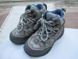 LL Bean TEK 2.5 Hiking Boots Shoes Light Blue/ Gray Kids Youth Size 12 - Picture 1 of 6