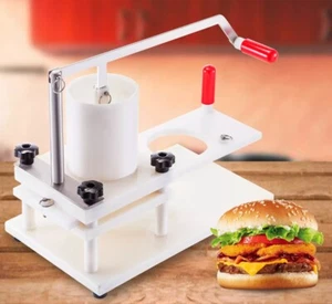 Burger Press Desk Top Patty Maker - 110mm x 15mm | FREE DELIVERY from Sydney - Picture 1 of 8