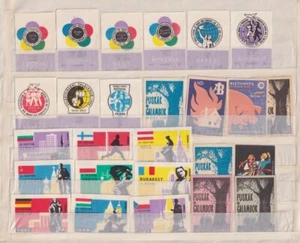 F-EX17657 HUNGARY CZECHOSLOVAKIA RUSSIA MATCHES CINDERELLA LOT +100 DIFF. 9.99 - Picture 1 of 4