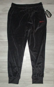 PANTALONES PARA HOMBRE RVCA NEGROS CON CORDÓN ROPA DE SALÓN JOGGER CINTURA ELÁSTICA TALLA S - Imagen 1 de 3