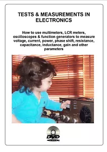 Tests & measurements in electronics DVD set for multimeter, oscilloscope, LCR - Foto 1 di 1