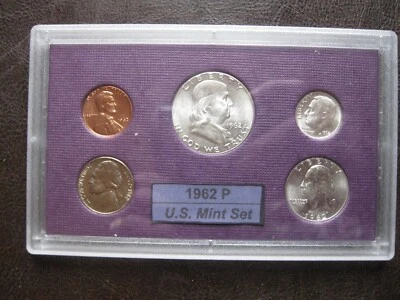 1962 P US Silver Mint Set Brilliant Uncirculated! - Image 1 of 4
