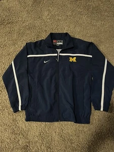 Michigan Wolverines Nike Women’s Team Vintage Sz XS Windbreaker Swoosh Tennis - Picture 1 of 6