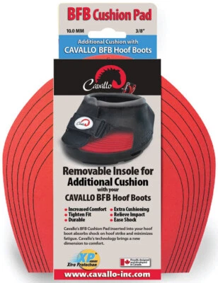 CAVALLO EQUESTRIAN Cavallo 2x BFB Big Foot Stiefel Kissen Pads Huf Stiefel Komfort Stoßdämpfend 10mm