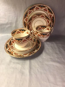 Stanley English chinaware (2) trios: cup, saucer, plate (6 pcs) - Picture 1 of 8