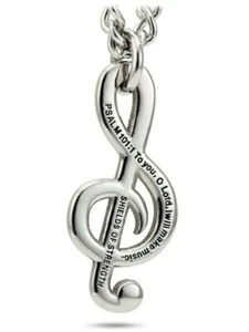 Scudi di Forza Uomo Inox Treble Clef-Salmo 101:1 - Foto 1 di 8