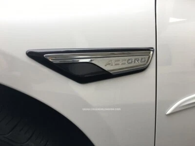 2018-2022 Genuine Honda Accord Black Fender Accent Garnish Emblems 08F59-TVA-111 - Image 1 of 4