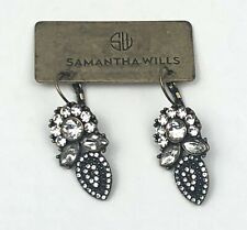 Samantha Wills Gold-Tone and Silver Signed Drop Earrings