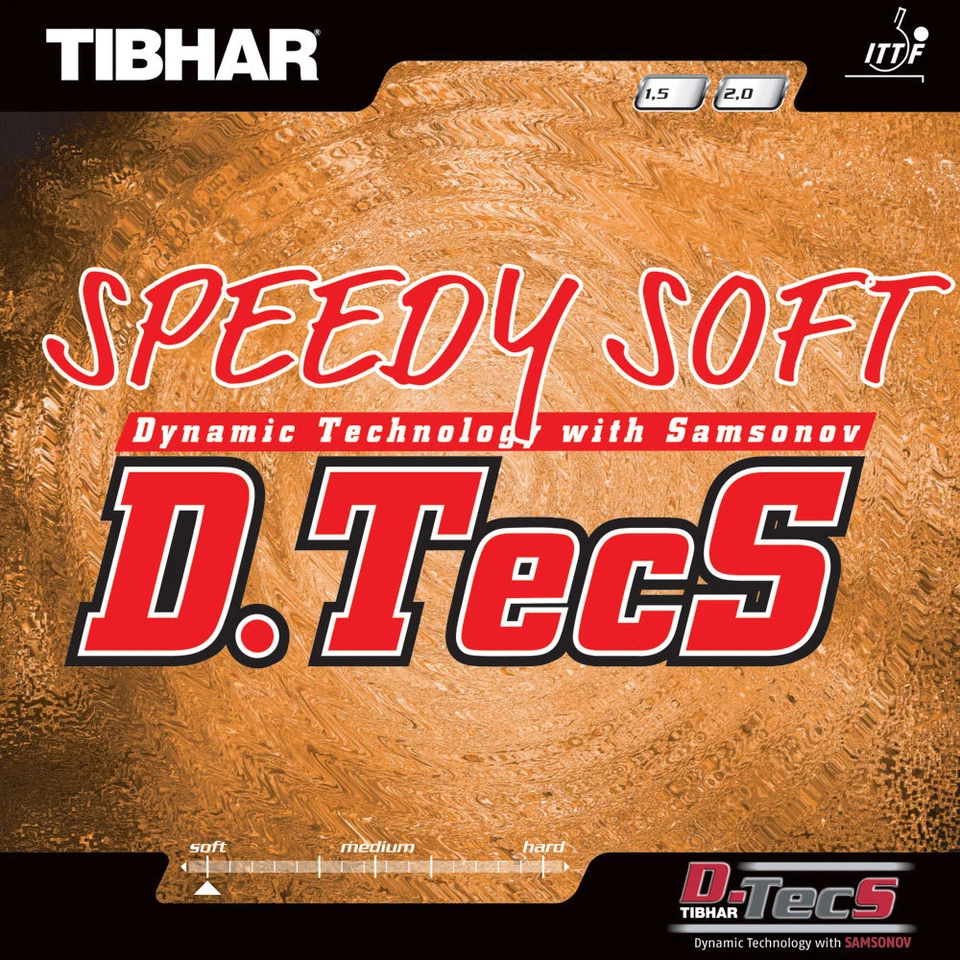 TSP Tibhar Speedy Soft D.TecS 1,5/2,0 mm