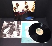 Vintage classic rock lp THE EAGLES Hotel California 1976 poster inner g/f VG++