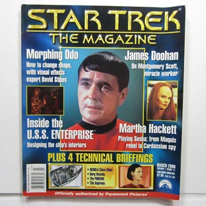 Star Trek The Magazine Mar 2000 Vol 1 No 11 DS9, USS Enterprise, Borg, Voyager - Picture 1 of 12