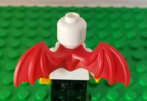 LEGO Minifigure BAT Dragon WINGS RED Neck Hole Gargoyle Monster Costume Batman - Picture 1 of 1