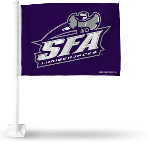 Stephen F. Austin Lumberjacks Car Flag. Printed both sides.   #962 Cover