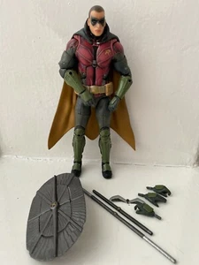 DC DIRECT COLLECTIBLES BATMAN ARKHAM KNIGHT SERIES 1 ROBIN NO HOOD ACTION FIGURE - Picture 1 of 7