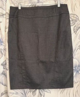 Женская/юниорская черно-белая эластичная юбка-карандаш My Michelle размер 13 (33 дюйма x 23 дюйма) - Изображение 1 из 4