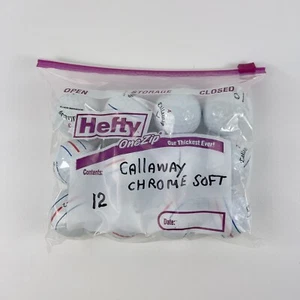 (12) Callaway Chrome Soft Near Mint AAAA Used Golf Balls (1) Dozen - Bild 1 von 2