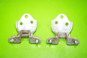 95-99 Eclipse Talon OEM driver left door hinges hangers mounts SET silver - Picture 1 of 4