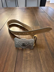 Cintura da camera vintage co. Cintura western per bambini - pelle lavorata a mano - taglia S 19-21 - Foto 1 di 6