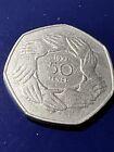1973 Old Large Fifty Pence Coin Join Eec Circular