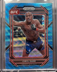 2023 Panini Prizm UFC Blue Wave Ciryl Gane - Picture 1 of 2
