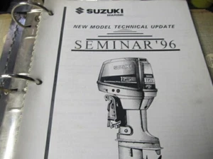 1996 1997 1998 SUZUKI MARINE NEW MODEL TECHNICAL UPDATES OEM Service Manuals - Picture 1 of 6