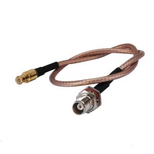 TNC jack Female bulkhead to MCX plug male pigtail cable RG316 15cm for Wireless - Picture 1 of 4
