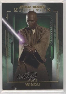 2020 Topps Star Wars Masterwork Green /99 Mace Windu #66 s7f - Picture 1 of 3