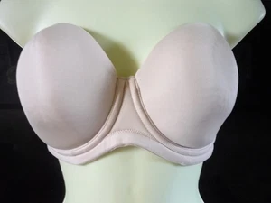 REGGISENO SENZA SPALLINE WACOAL - TAGLIA 32 G - COPPE LISCE - FERRETTO - 4 GANCI - OSSA LATERALI NUDE - Foto 1 di 3