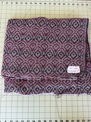Pendleton Fabric Remnant mosaic berry  51" x 60" F127 - Image 1 of 4