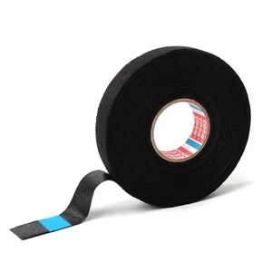 15m x 15mm Gewebeband Klebeband PET-Wolle Textilband Tape Vlies Schwarz - Picture 1 of 2