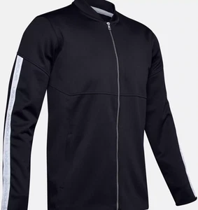 Under Armour Men's Jacket UA Athlete Recovery Knit Warm Up Top - New - Picture 1 of 3