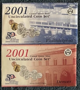 2001 20-Coin  U.S. Mint Uncirculated Set in OGP - Picture 1 of 1