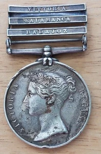 Military General Service Medal 1847 3 Clasps to 88Th Foot (Connaught Rangers) - Picture 1 of 14