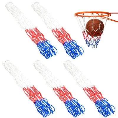 5 Pezzi Rete da Basket,4mm Rete Canestro Basket Esterno Rimovibile,Retina Canest - Immagine 1 di 4