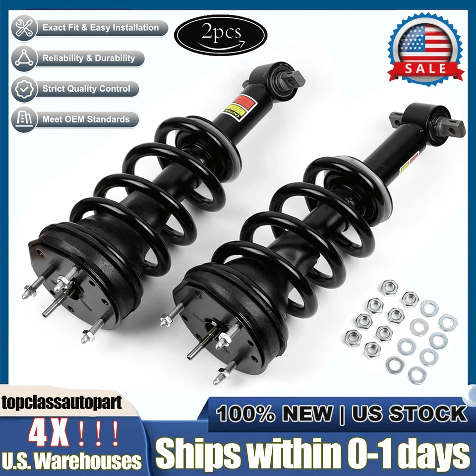 2X OEM Front Shock Struts +MagneRide For Cadillac Escalade Chevy Tahoe GMC 07-14 Foto 1 de 4