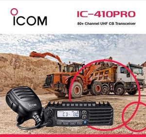 ICOM IC-410Pro UHF CB Radio 80 Channel with extra dealer programmable. - Photo 1/2
