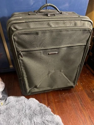 Mala de viagem Dakota 26" 2 rodas preta balística - Imagem 1 de 4