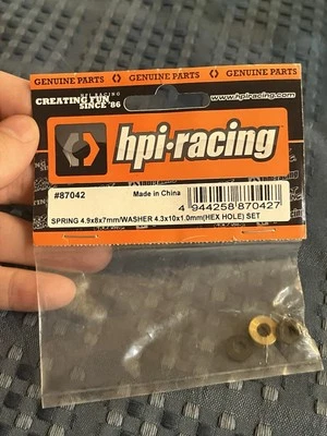 HPI Savage Slipper Clutch Spring and Washer HPI87042 Hobby Car Part Hex Hole Set - Image 1 of 4